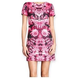 MICHAEL MICHAEL KORS PINK GARDEN FLORAL DRESS SZ.8 EUC.